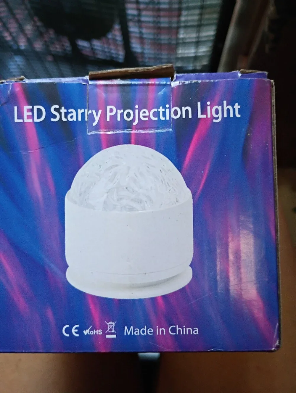 Starry LED Projection Light - White/ A Mini Magic Ball